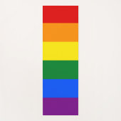 LGBT Rainbow Gay Pride Flag Yogamatte (Vorderseite)