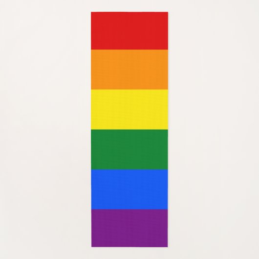 LGBT Rainbow Gay Pride Flag Yogamatte (Vorderseite)