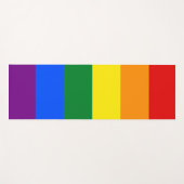 LGBT Rainbow Gay Pride Flag Yogamatte (Vorderseite (Horizontal))