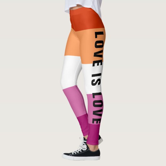 LGBT-Rainbow-Lesben-Prilag für benutzerdefinierten Leggings (Links)