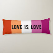 LGBT-Rainbow-Lesben-Prilag für benutzerdefinierten Seitenschläferkissen (Rückseite)