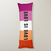 LGBT-Rainbow-Lesben-Prilag für benutzerdefinierten Seitenschläferkissen (Rückseite (Vertikal))