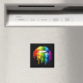 LGBT Rainbow Lip Gay Pride Magnet (In Situ (Geschirrspüler))
