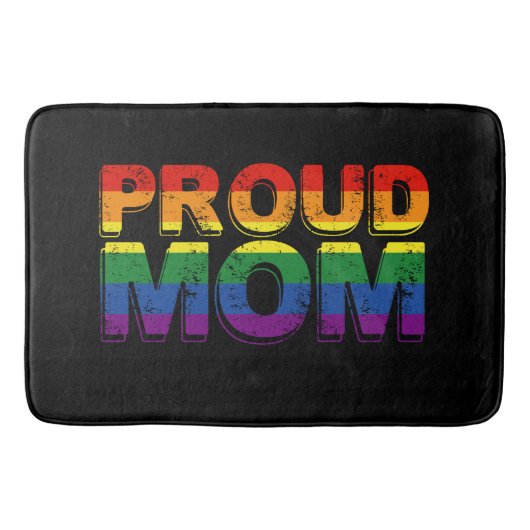 LGBT Rainbow Mama Gay Pride LGBT LGBTQ Badematte (Vorderseite)