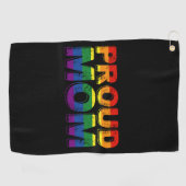 LGBT Rainbow Mama Gay Pride LGBT LGBTQ Golfhandtuch (Horizontal)