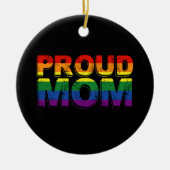LGBT Rainbow Mama Gay Pride LGBT LGBTQ Keramik Ornament (Vorne)