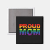LGBT Rainbow Mama Gay Pride LGBT LGBTQ Magnet (Vorderseite/Rückseite)