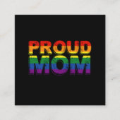 LGBT Rainbow Mama Gay Pride LGBT LGBTQ Quadratische Visitenkarte (Vorderseite)