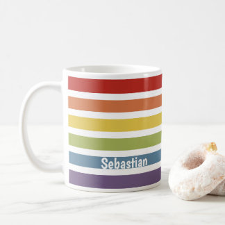 LGBT Rainbow Med Color Personalisiert Kaffeetasse