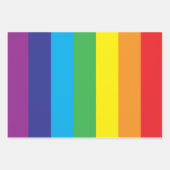 Lgbt Rainbow Pattern Geschenkpapier Set (Vorderseite 3)