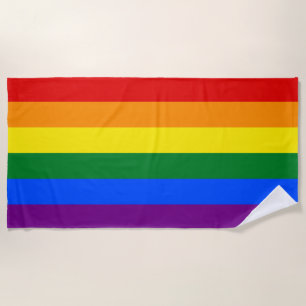 LGBT-Rainbow-Pride-Flagge Strandtuch