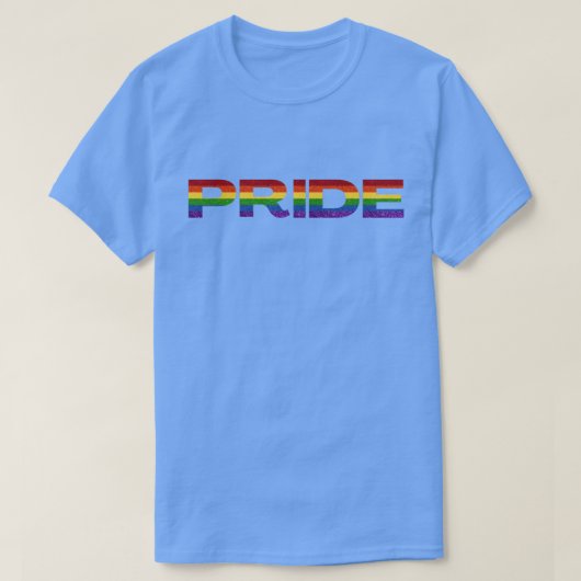 LGBT Rainbow Pride Glitzer T-Shirt (Design vorne)