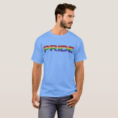 LGBT Rainbow Pride Glitzer T-Shirt (Vorne ganz)