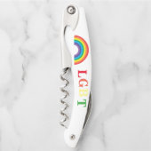 LGBT Rainbow Pride Kellnermesser (Vorderseite)