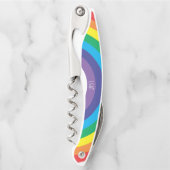 LGBT Rainbow Pride Kellnermesser (Vorderseite)