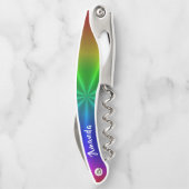 LGBT Rainbow Pride Liebe gewinnt Kellnermesser (Rückseite)