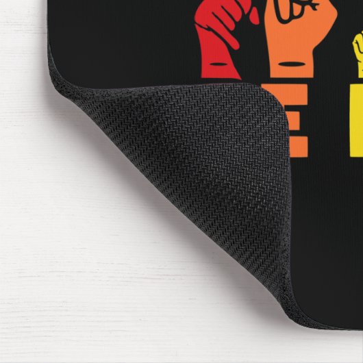 LGBT Rainbow Pride Monat ASL Handzeichen L Mousepad (Ecke)