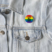 LGBT Rainbow Pride | So war ich Geboren Button (Beispiel)