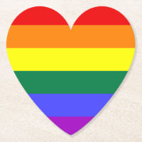 LGBT Rainbow Prilag Untersetzer für Schwerpunktpap