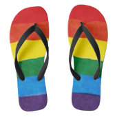 LGBT-Rainbow-Prix-Flip-Flops Badesandalen (Fußbett)