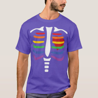 LGBT Rainbow Skeleton T - Shirt