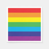 Lgbt Rainbow Stripes Lgbt Serviette (Vorderseite)