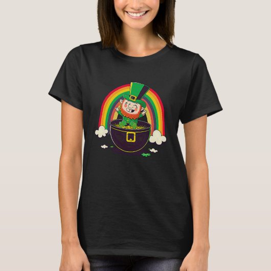 LGBT Rainbow Supporter Gay St Patricks Day 3 T-Shirt (Vorderseite)