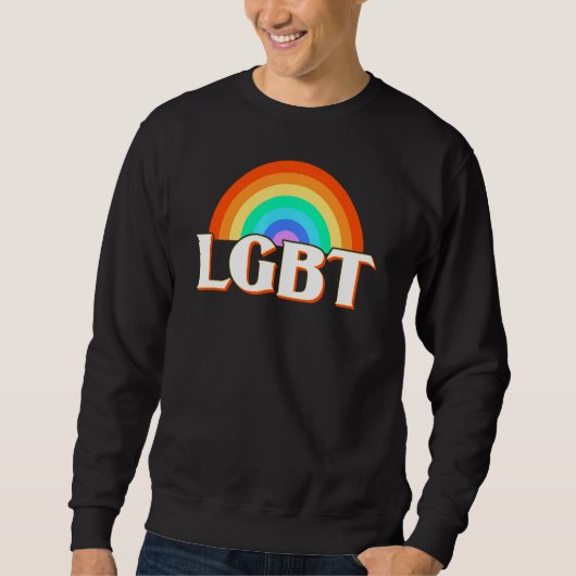 Lgbt Rainbow Sweatshirt (Vorderseite)