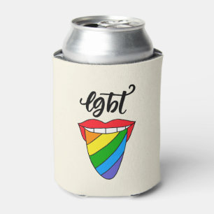 LGBT-Rainbow-Zunge Dosenkühler