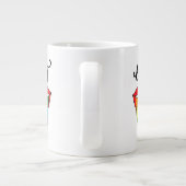 LGBT-Rainbow-Zunge Jumbo-Tasse (Rückseite)