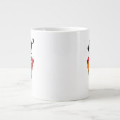 LGBT-Rainbow-Zunge Jumbo-Tasse (Vorderseite)