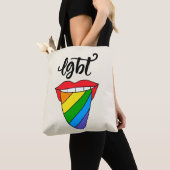 LGBT-Rainbow-Zunge Tasche (Von Nahem)