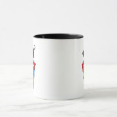 LGBT-Rainbow-Zunge Tasse (Zentrum)