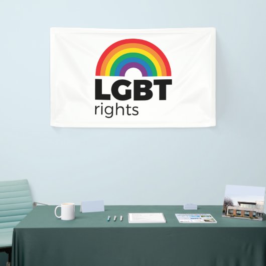 LGBT-Rechte Banner (Messeveranstaltung)