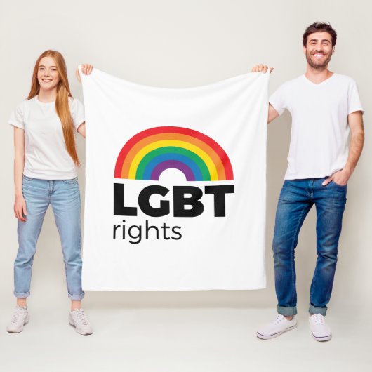 LGBT-Rechte Fleecedecke (Beispiel)