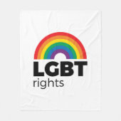 LGBT-Rechte Fleecedecke (Vorderseite)