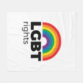 LGBT-Rechte Fleecedecke (Vorderseite (Horizontal))