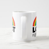LGBT-Rechte Jumbo-Tasse (Rückseite)