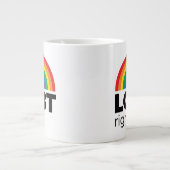 LGBT-Rechte Jumbo-Tasse (Vorderseite)