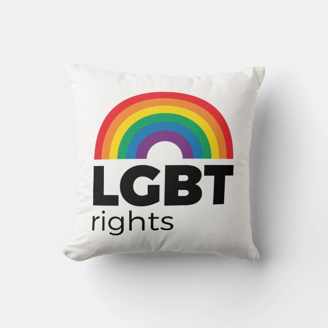 LGBT-Rechte Kissen (Vorderseite)