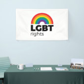 LGBT-Rechte - Regenbogen 2 Banner (Messeveranstaltung)