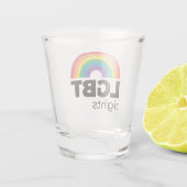 LGBT-Rechte Schnapsglas (Rückseite)
