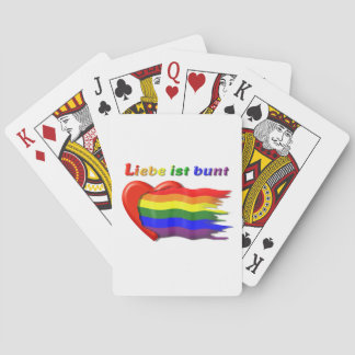 LGBT Regenbogen 2 - Love Spielkarten