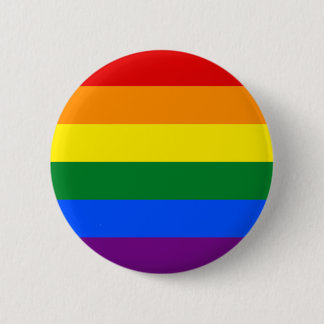 LGBT Regenbogen-Flagge Button