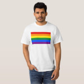 LGBT Regenbogen-Flagge T-Shirt (Vorne ganz)