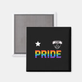 LGBT-Regenbogen-Fußballtrikot Magnet (Vorderseite/Rückseite)