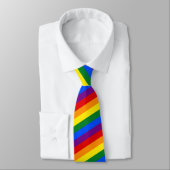 LGBT Regenbogen-Gay Pride-Flagge Krawatte (Gebunden)