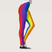 LGBT Regenbogen-Gay Pride-Flagge Leggings (Rechts)