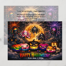 🕷️🌈LGBT Regenbogen-Kürbisfeld Karte