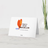 LGBT-Regenbogen mit Bedeutung Basic Grußkarte Karte (Rückseite)